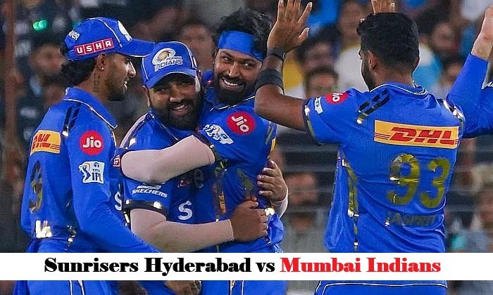 sunrisers hyderabad vs mumbai indians timeline