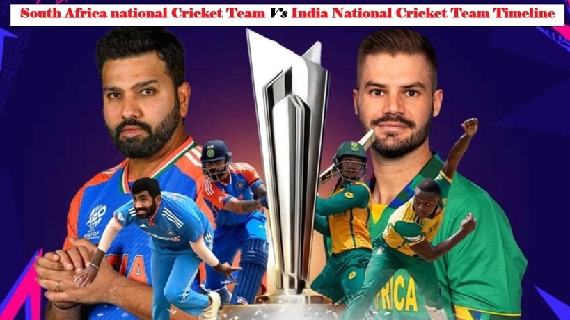 South Africa national cricket team vs India national cricket team timeline