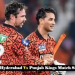 Sunrisers Hyderabad vs Punjab Kings Match Scorecard