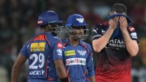 Lucknow Super Giants vs Royal Challengers Bengaluru Timeline