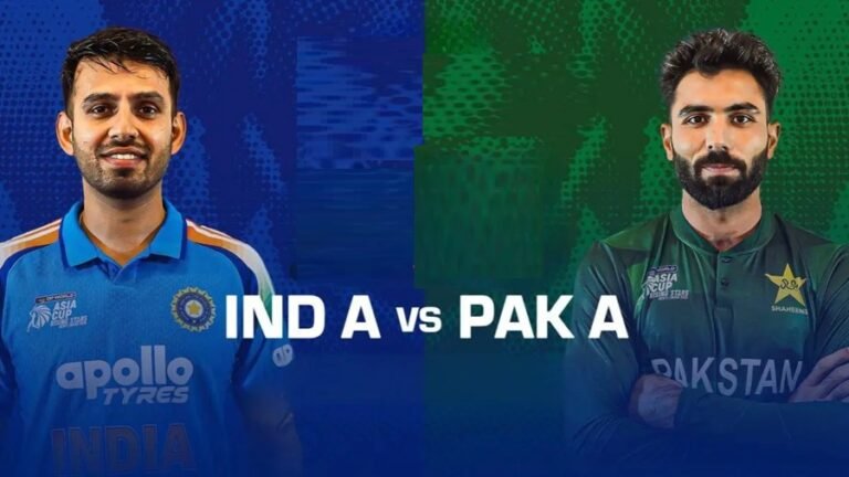 ind vs pak emerging asia cup scorecard