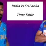 india vs sri lanka time table