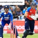 live score india vs england today
