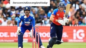 live score india vs england today